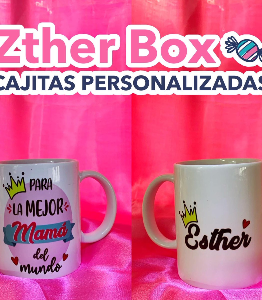 zther_box's tweet photo. 💕👸��TAZA DÍA DE LAS MADRES👸🏻 💕
•$120 taza personalizada 
• $160 taza personalizada + cajita 
• $200 taza personalizada + cajita + dulces https://t.co/w2FEDcrBPC