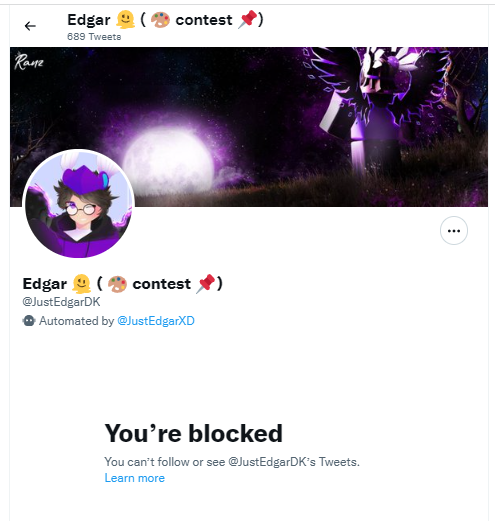 PARLOISBACK's tweet photo. @JustEdgarDK UNBLOCK ME BOZO https://t.co/ScJrghgvWB
