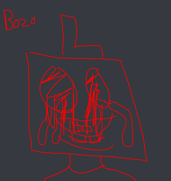 DevBlakey's tweet photo. drawing of a bozo https://t.co/UtfQl57TMI