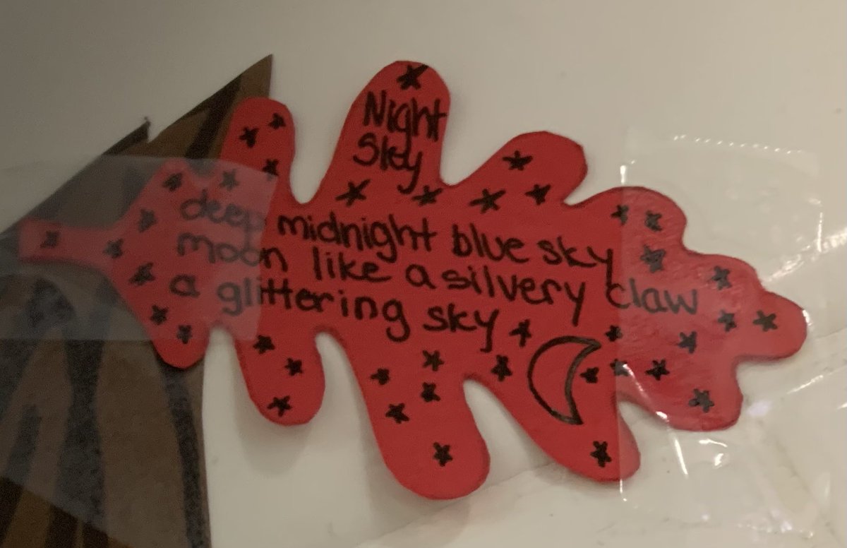 humansofbcms's tweet photo. On a paper tree,
7th graders wrote haikus
For all to enjoy.
#NationalPoetryMonth https://t.co/65RBbYqDJG