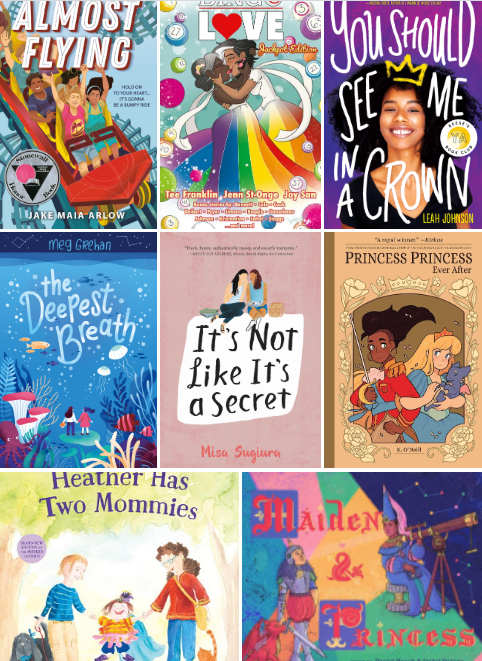 Happy Lesbian Visibility Day!
You COULD buy a high-vis reflective vest for every lesbian you know, or you could just share lesbian books so that kids everywhere can see stories about people both like and unlike themselves in their daily lives.