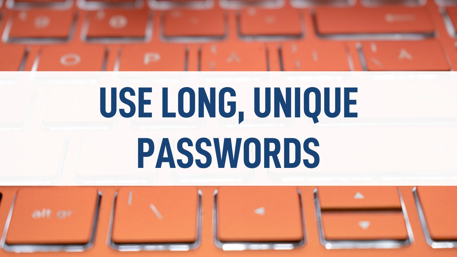 Unique Computer Password National Cybersecurity Alliance on Twitter: