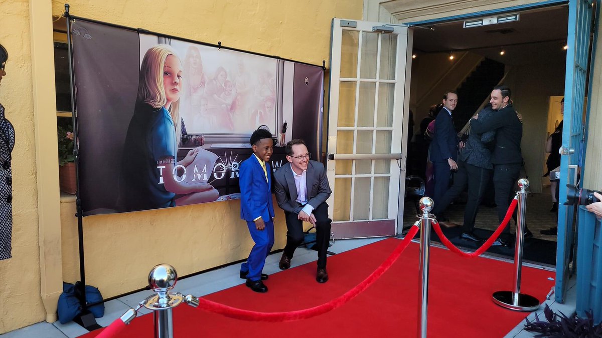directorgibbs's tweet photo. What a night! Thanks to everyone for coming out to watch the premiere of my feature film Tomorrow! I’m overwhelmed by the positive feedback. Let’s see where we go from here! https://t.co/ZVUpM7wO1s