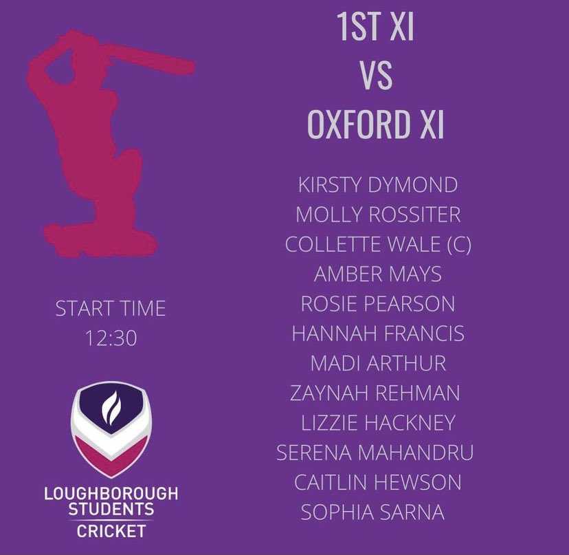 LSW_CC's tweet photo. Here are the squads for tomorrowโs BUCS matches! ๐คฉ The performance team take on Leeds at home and the 1s take on Oxford away. Go well ladies ๐ #upthepurples https://t.co/5ePbwYE4q8