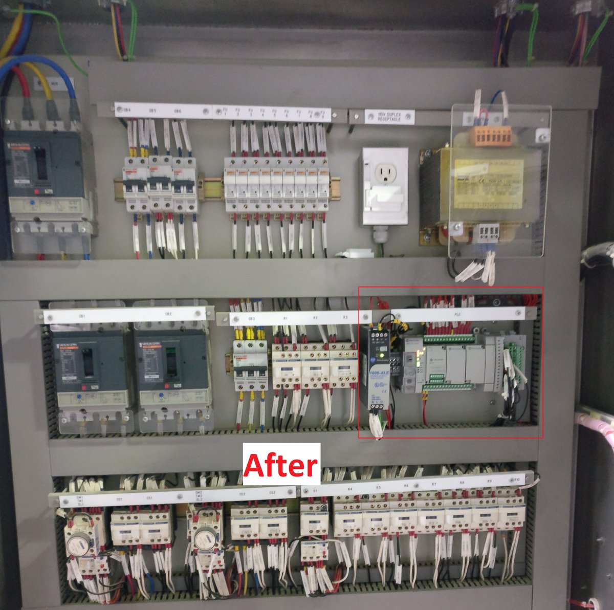 a_iplc's tweet photo. #Upgrade old #RO #PLC using #Rockwell #micro 
#Backengineering to define all IOs, PID and Control Philosophy.
Old #PLC was totally dead.
#iPLCa_is_Your_Automation_Partner https://t.co/ObUrDaJgpS
