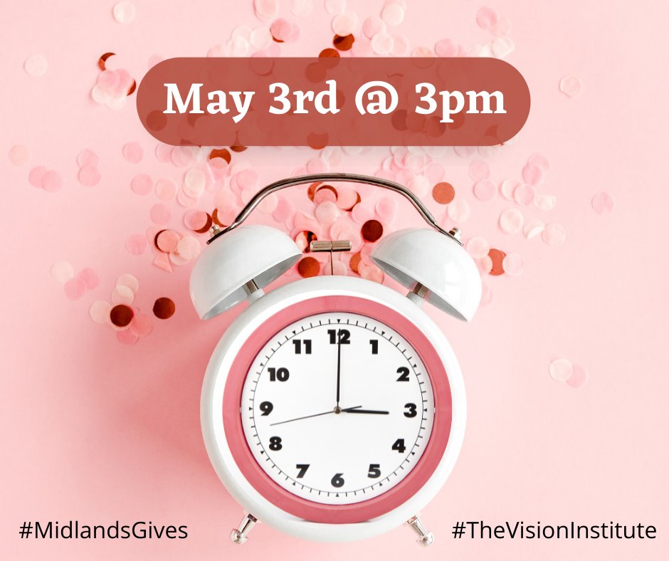 TVIofSC's tweet photo. 2 days 2 MidlandsGives! Donate @ 3pm on 5/3 to help us win the ERG Payroll prize totaling $1,000 for the nonprofit that receives the first gift on the ninth hour of Midlands Gives Day (May 3rd, 3pm). Let’s make that first gift at 3pm be from a TVI donor! #MidlandsGives https://t.co/eZ0bE1cIZm