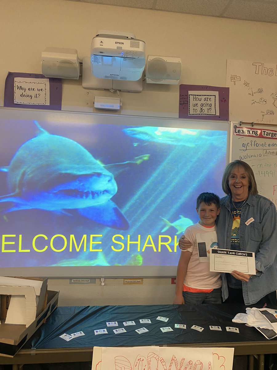5th Gr. EXPO S’s ROCKED the Shark Tank today! Thanks volunteer “Sharks “for making  this a real-world experience!From how to start a business, what % to evaluate your business, &amp; productive struggle! Nice job thinking on your feet 5th grade! @MrsCritton <a href="/dunlevy_mary/">Mary Dunlevy</a> <a href="/amyharp327/">Amy Harp</a>