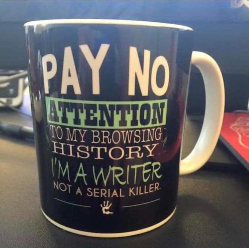 Saw this in a Facebook group and I need it! 

#writersoftwitter #writerscommunity #writerhumor