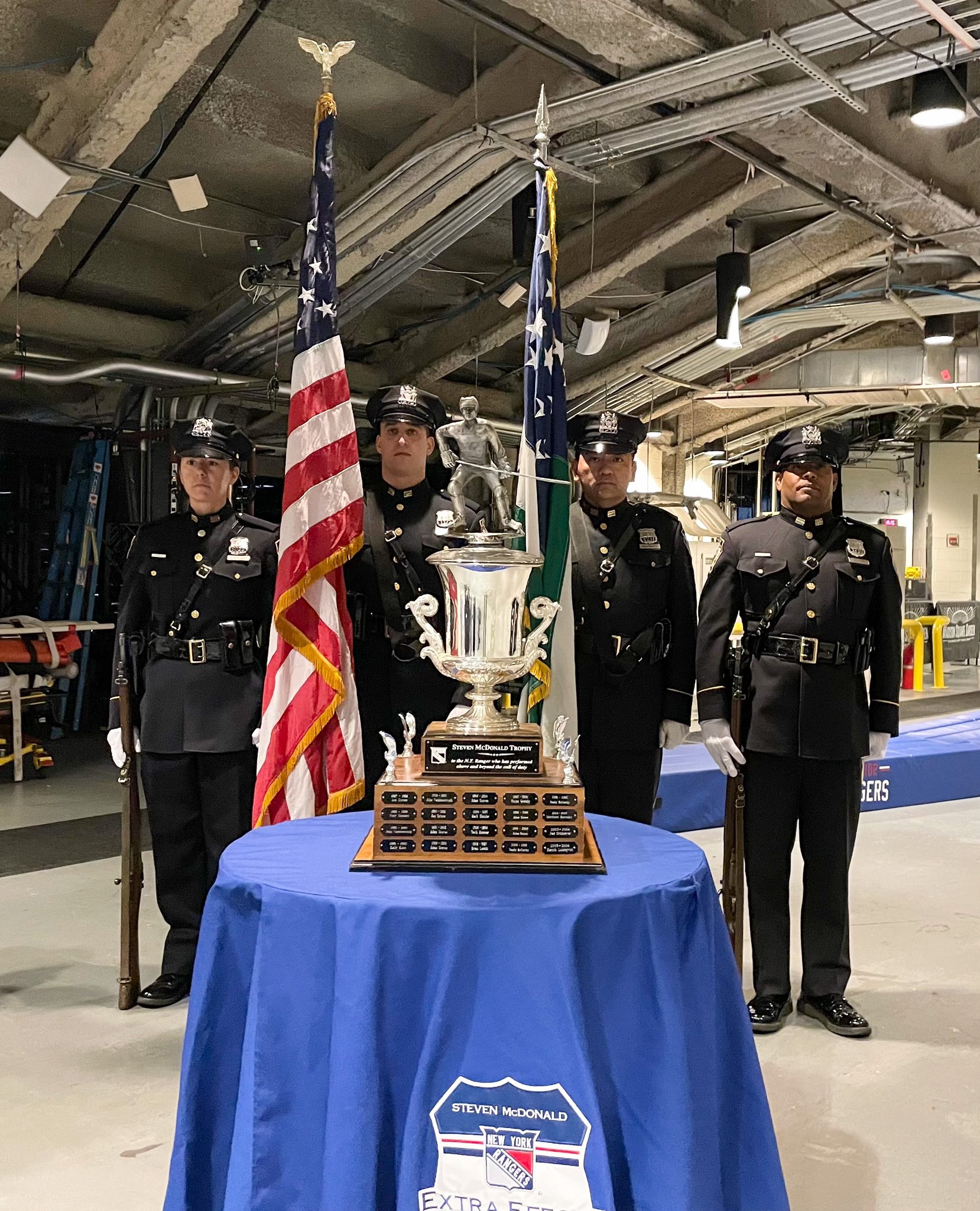 NYPD Ceremonial Unit on Twitter "Today, NYRangers Chris Kreider was