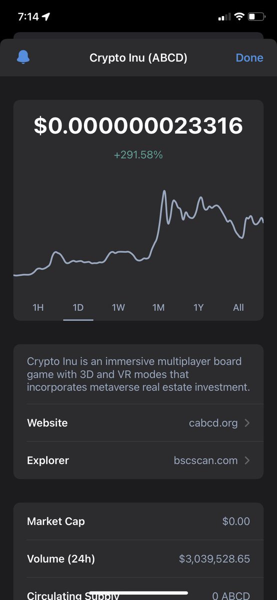 rusticgou's tweet photo. I told you all about #cryptoinu yesterday. And look at today. Just saying. Get in now. It doesn’t have 18 zeros like some coins. https://t.co/U7ofD1WgFc