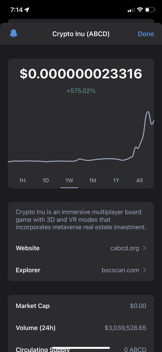 rusticgou's tweet photo. I told you all about #cryptoinu yesterday. And look at today. Just saying. Get in now. It doesn’t have 18 zeros like some coins. https://t.co/U7ofD1WgFc
