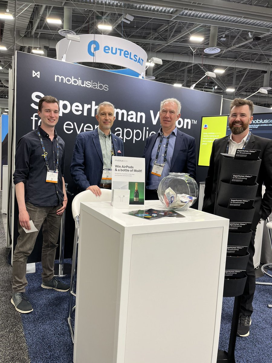 Mobius_Labs's tweet photo. That’s a wrap on day 3 at #NABShow! It’s our last day tomorrow, so make sure to stop by booth W5900 to learn all things #SuperhumanVision 👁 https://t.co/B2b5HAUzDz