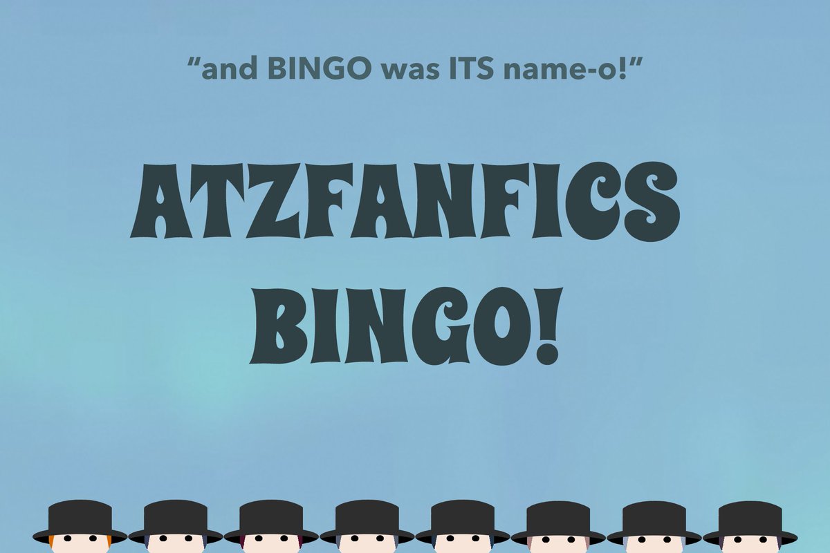 ✨ATZFANFICS BINGO✨
ao3 link: archiveofourown.org/collections/at… 
twitter moment: x.com/i/events/15187…
info doc: docs.google.com/document/d/154…