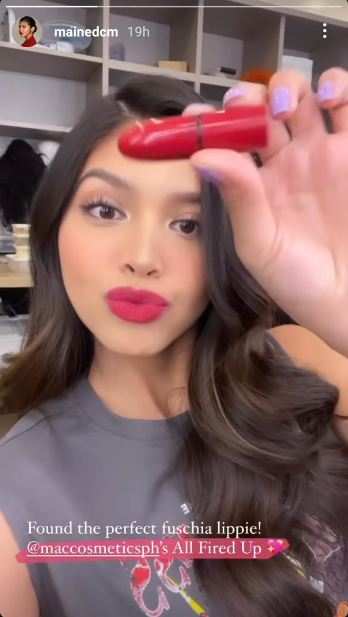 sgarcia9015's tweet photo. The lippie color suits you Meng. 

Maine Mendoza
#MaineMendoza @mainedcm 
#MaineForMAC https://t.co/D6KN3asl2B