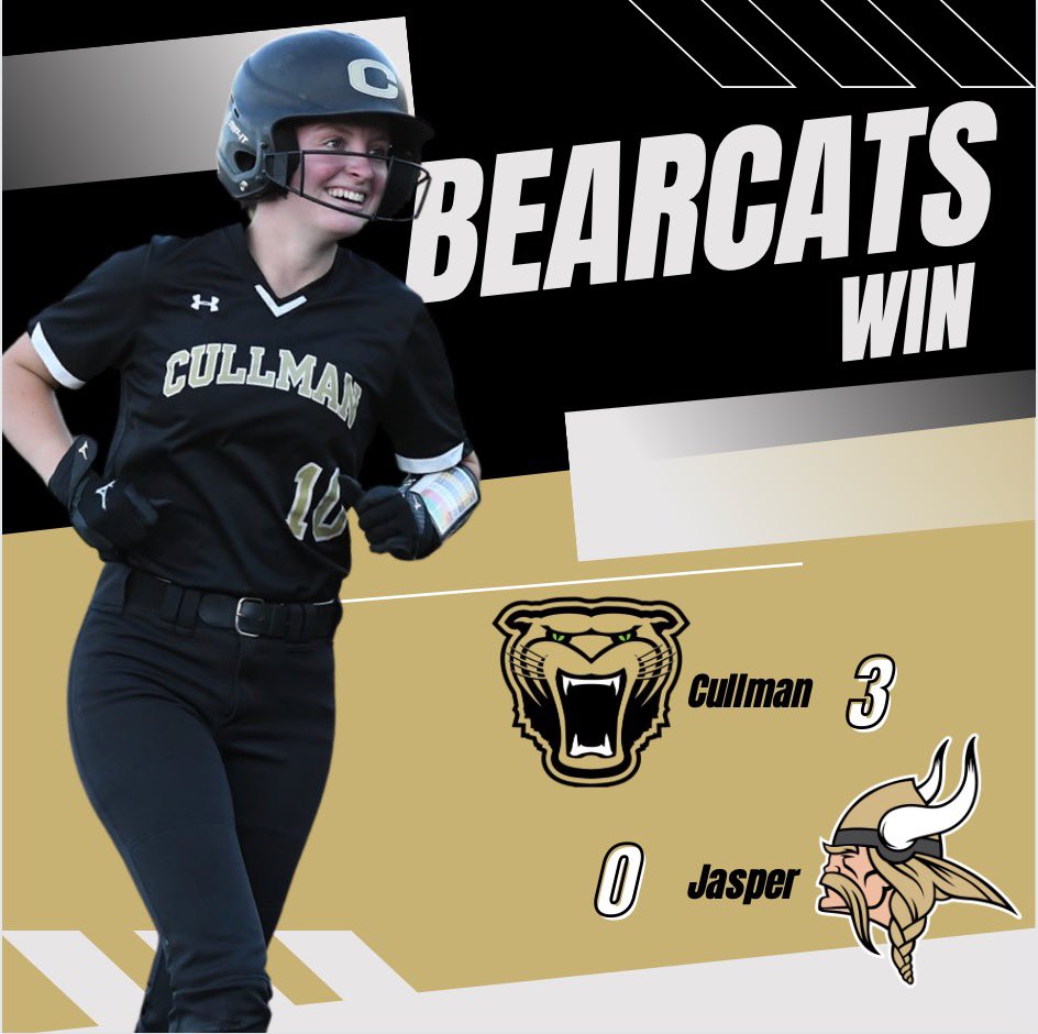 CullmanSoftball's tweet photo. @CullmanSoftball picks up a 3-0 WIN at home over the Jasper Vikings!!! #LSC #gobearcats @kthall54 @CullmanCats @CullmanTribune @taylorbau7 @EmmaClairewils2 @sdavis422 @haleyyshannon @Bmorton34 @carlie_burnham https://t.co/8eRDcPWHVI