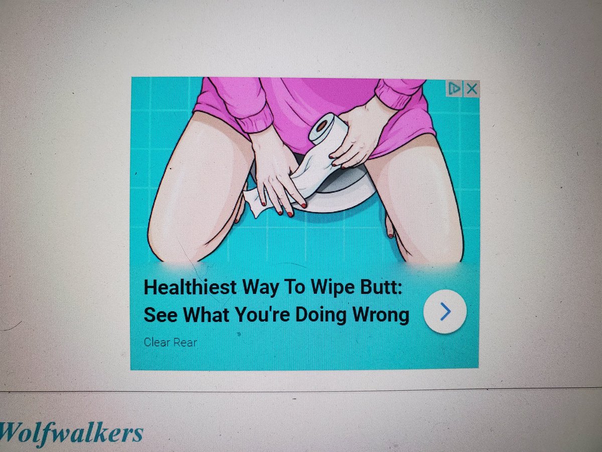 Clickbait you win...
#WipeButt