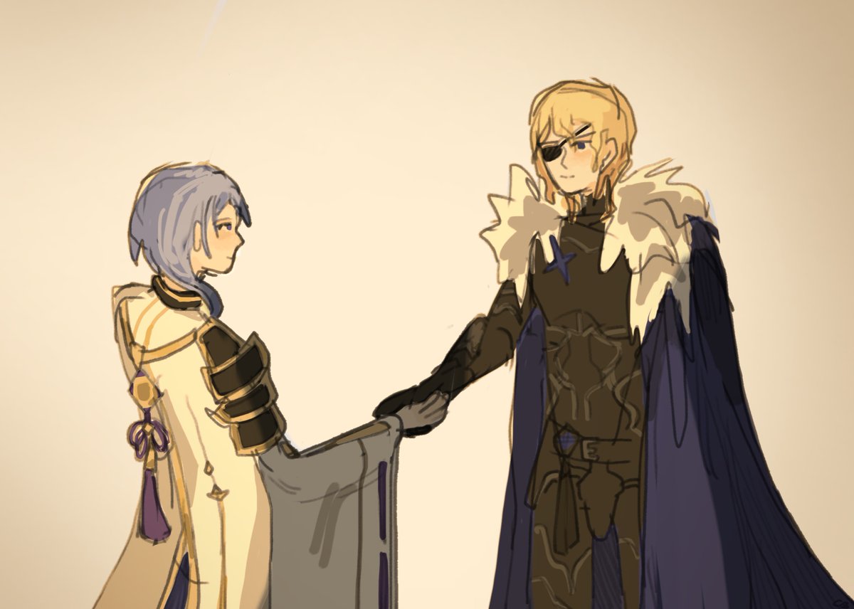 costcofreezer's tweet photo. i keep getting pleasantly surprised by dimitri fire emblem's voice in genshin impact... they are friends now
#GenshinImpact #Ayato  #FE3H 
#digitalart https://t.co/49R31QOqDX