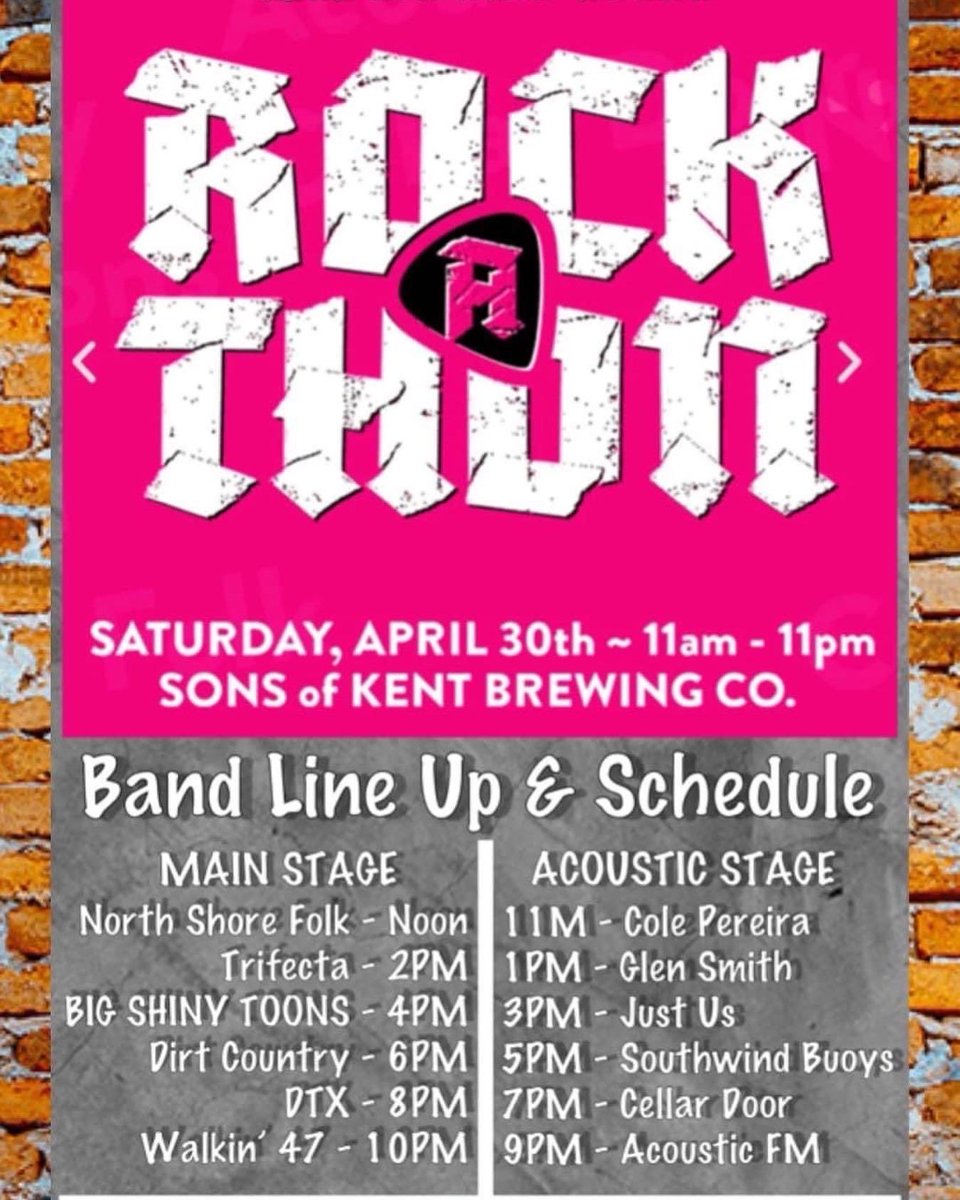 #Rockathon ⁦<a href="/sonsofkent/">Sons of Kent Brewery</a>⁩ #DTX