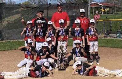 bvbaseball20's tweet photo. S/O to BV 9s Black for winning their first tourney of the year, going 4-0!! This group can flat out play, they scored runs at a crazy pace! Great start to the season for this outstanding team! #BVNation #LittleStuds #BVFuture https://t.co/xcRcSDV9yV