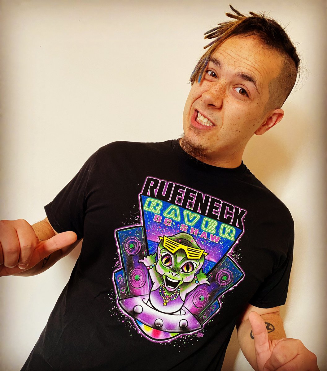 JuicyExpress0's tweet photo. Go to my @PWTees shop today! 

My new #RuffneckRaver tee is available! Along with my very first solo tee and two #NoCoast designs!!

#Prowrestling #DCShaw #ProWrestlingTees #SupportIndyWrestling #Purple #NoCoast https://t.co/umO73BmFRF