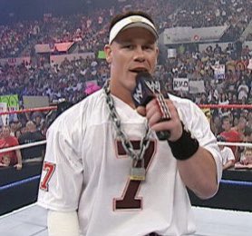 hinshelthree's tweet photo. @edsbs @HollyAnderson @newampaths For today's contribution:
Times John Cena has worn a VT jersey for a WWE event: 1
Number on that jersey: 7
Times John Cena has worn a UVA jersey: 0

=

$170 (plus fees) https://t.co/P3477xqLqS