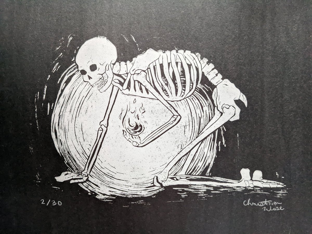 _dinatrix_'s tweet image. Been working on new art!
"Don't Let it Go Out", linocut print.
Ltd edition of 30 prints available at:
dinasdoodles.com/store