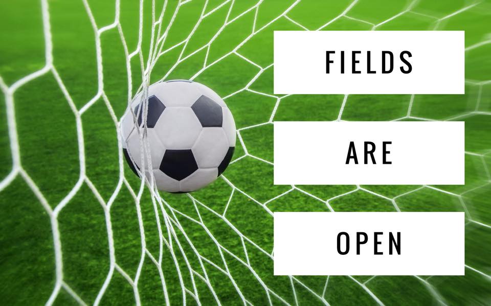 All fields are open today!
