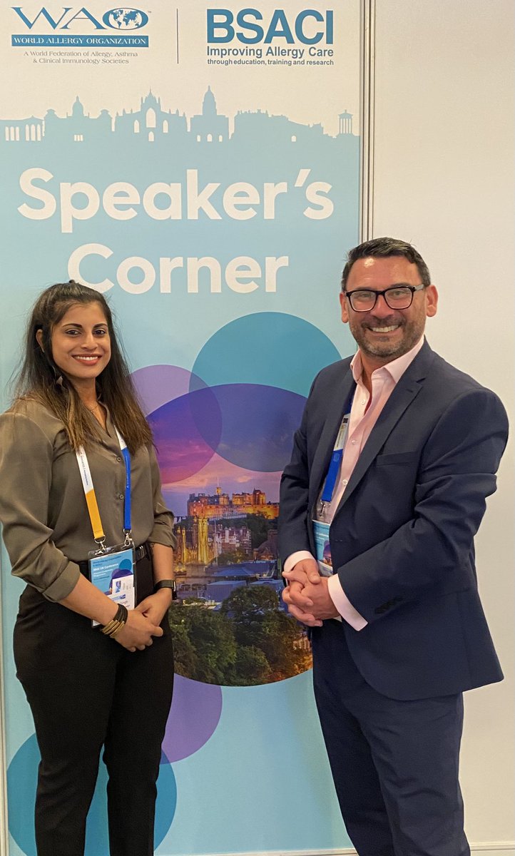 Thank you #WAOBSACI2022 & @Anaphylaxiscoms for giving me the space to talk about my beautiful sister at such an amazing event. It’s been a great first experience, so many wonderful speakers - I hope to be back! @worldallergy #BSACI2022 #samanthasarahsingh 🤍