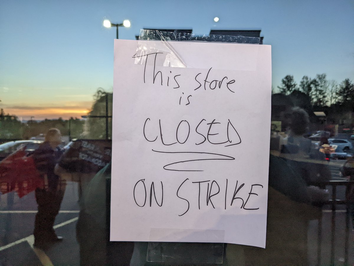 Weaverville <a href="/Wendys/">Wendy’s</a> workers in NC just walked out for a week-long strike over sexual harassment, disrespect, and abuse at the hands of the General Manager who workers say facilitated a culture of sexual harassment and abuse. (1/6)
