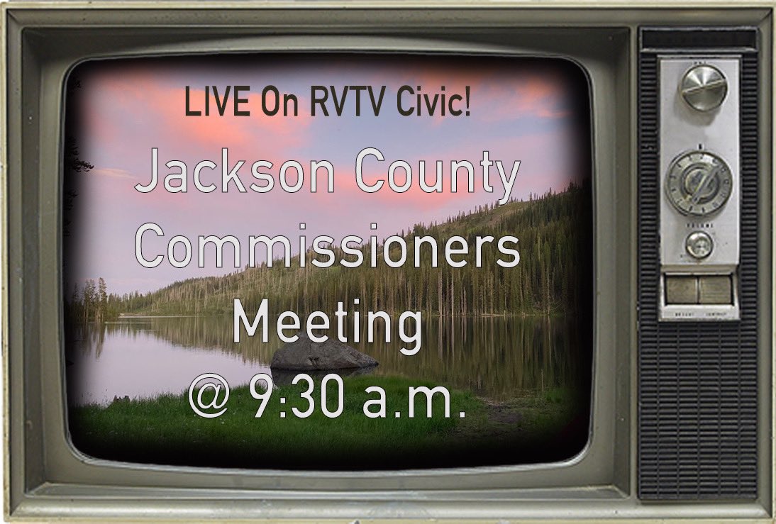 Tomorrow at 9:30am, the Jackson County Commissioners Meeting will be LIVE on RVTV Civic! 🎥 Be sure to tune in! 📺 

Click the link below to watch! ⬇️ 
videoplayer.telvue.com/player/w9sPsSE…