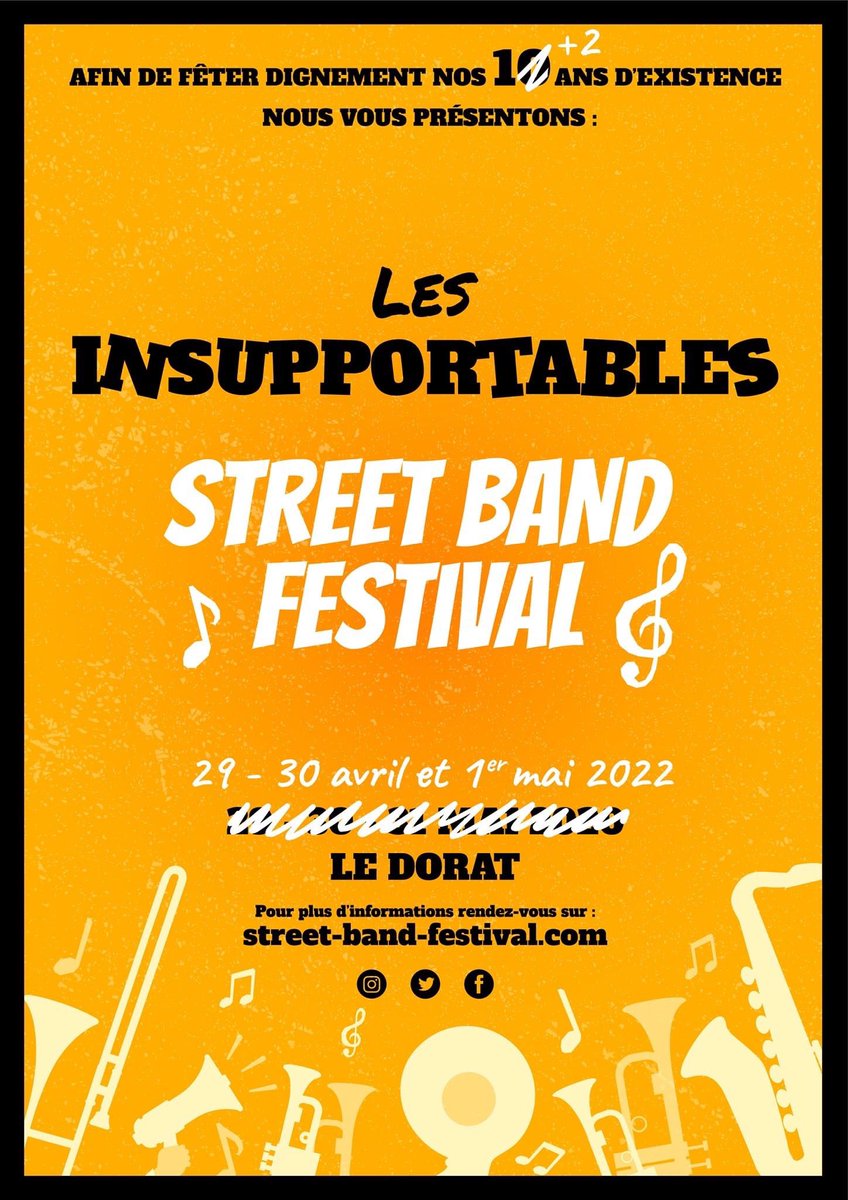 Wesh la miff pour ceux qui nous suivent ici ce week-end c’est le Street Band festival chez nous ! 

street-band-festival.com
