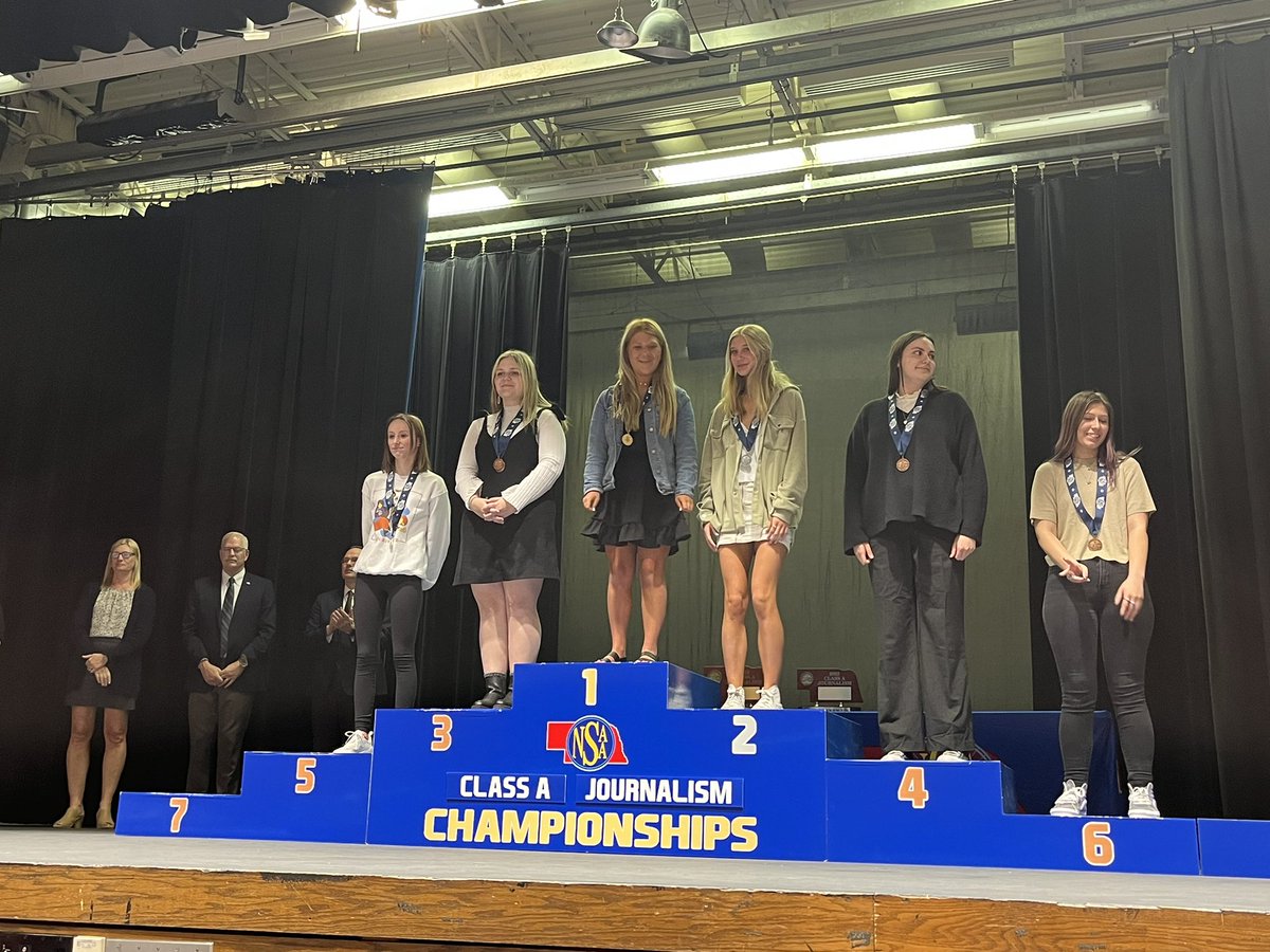 .<a href="/MWHSWildcats/">Millard West HS</a> returning from <a href="/nsaahome/">NSAA</a> State Journalism with a 3rd place 🥉 team finish, a Nebraska Journalist of the Year, a State Champion in YBK Feature Writing and many individual medals in writing, photography, art and broadcasting.