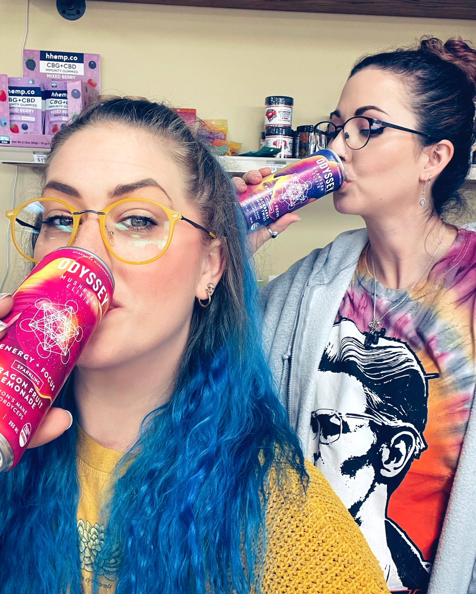 CannaM0ms's tweet photo. F*ck energy drinks, drink mushrooms instead! @OdysseyElixir ✨
Available at @GoodLifeAlbany 💚
#energy #mushrooms #healthyliving #brainhealth #wellness https://t.co/PPz1jLYSAX