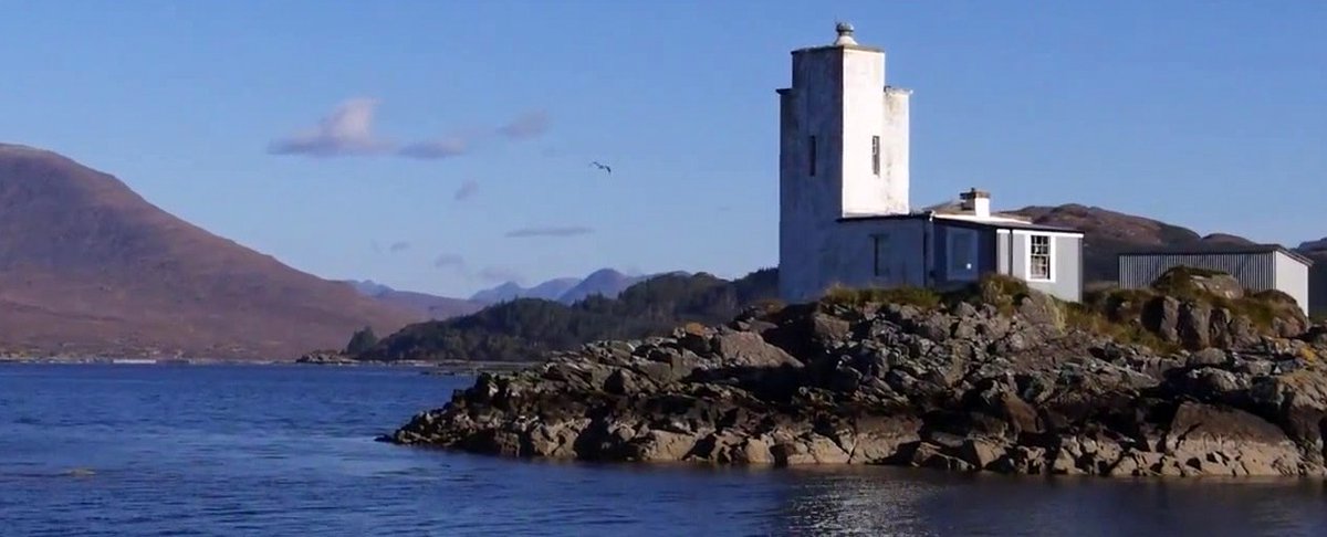 tourscotland's tweet photo. Tour #Scotland unique travel video Blog of the secluded lighthouse on ancestry, genealogy, #Scottish family history visit and trip to #Loch #Carron. The lighthouse sits on a small island known as #Eilean #a #Chait at the entrance to the loch https://t.co/esMNMvNEMz https://t.co/x2KylyvvDs