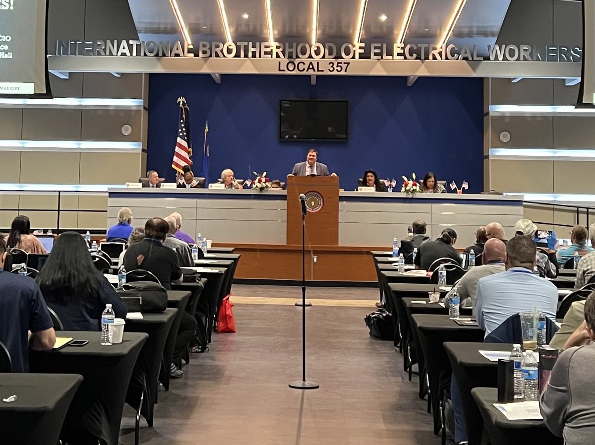 NVAFLCIO's tweet photo. Senator @Ohrenschall4NV worked as a UPS driver and was a member of the Teamsters Local 631.
“I’ll never forgot my time as a Teamster union member because being part of a union meant stronger wages and benefits for my family.” #NVCOPE https://t.co/ZuVq2aw7aR