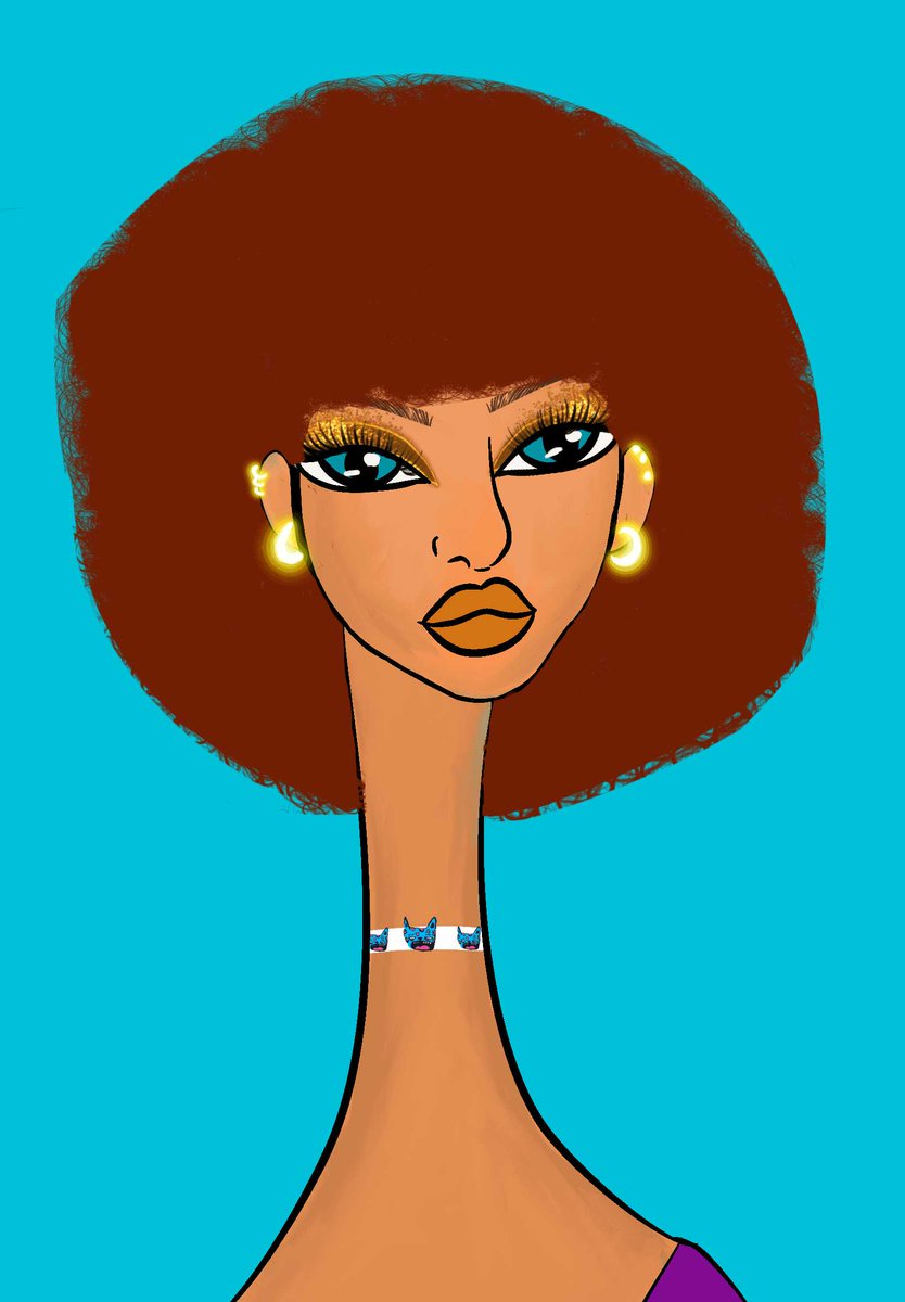 niftorian's tweet photo. Today's #NFTArtistOfTheDay is Nyla Hayes @NylaCollection 

Nyla's Long Neckie Collections (@LongNeckieLady @LongNeckieFella ) and 1 of 1 art have mesmerized the NFT Space. And this 13 year old is just getting started. Her  #LongNeckieKids mint this week! https://t.co/kLx4syDf0p