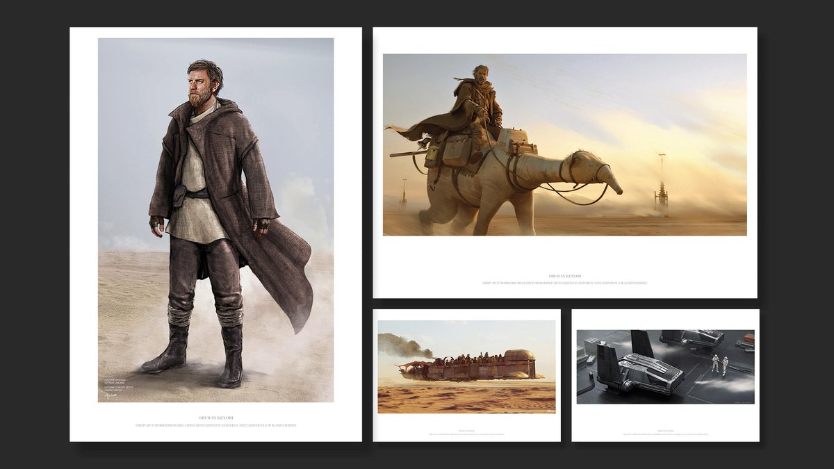 ¡@TotalFilm revela nuevos concepts arts de Obi-Wan Kenobi!