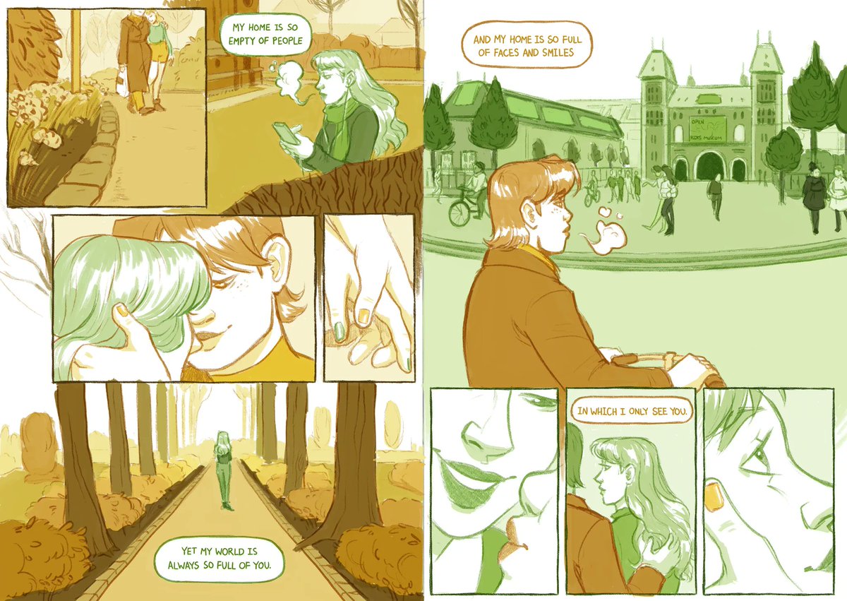 chiliconcomics's tweet photo. 💚 Long Distance 💛
Made this during the start of a page layout workshop with @jeremy_sorese! https://t.co/6TvEuFbkj8