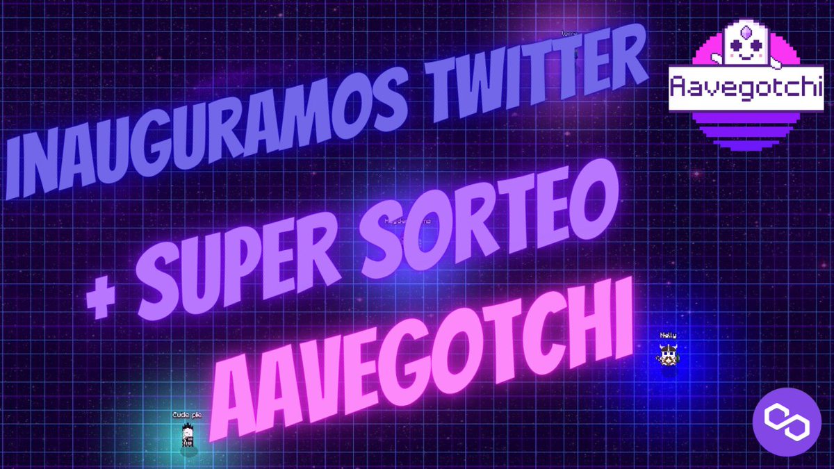 LokidNFT's tweet photo. 📣Inauguramos Twitter con un sorteo imperdible de #Aavegotchi, el N°1 en la red de #Polygon.

🎁 Beca al 100% totalmente GRATIS !!
⏰ Jueves 00:00 UTC - Anuncio por todas las redes.
 1️⃣ Seguir a @LokidNFT &amp; @aavegotchi 
 2️⃣ Like &amp; Retweet 

#P2E #FreeToPlay #Polygon #LokidNFT https://t.co/nbAfBX1z9Q