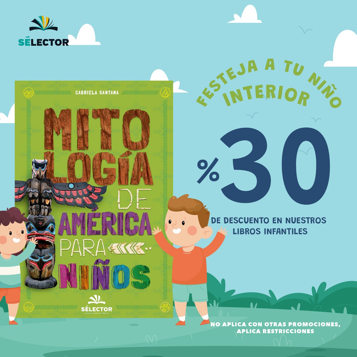 paseoxloslibros's tweet photo. Festeja a tu niño interior en la Librería 21 de @EditorSelector con esta #SuperPromocion el #DiaDelNino #DíaDelNiñoYLaNiña
📖📚👈😍🥰❤️👉😏🏃♀️🏃#Visítanos en
📍Pasaje Pino Suárez- Zócalo del @MetroCDMX
#Abril2022 #MesDelLibro #RetoLector #cuentosilustrados #LeyendoTevesMejor https://t.co/y1VIARmEed