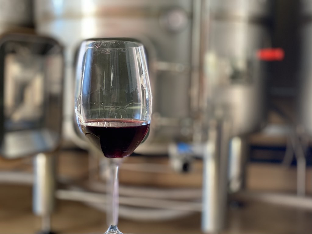 Tot a punt per embotellar #ladiferentacupnegre 2020. In vi negre elaborat amb mandó, #sumoll, #picapoll negre… i… 4 números més… i fermentat al cup medieval excavat a la pedra, a @castelladral #Navàs.
.
.
<a href="/dopladebages/">DO Pla de Bages</a> #wine #vi #vicatalà