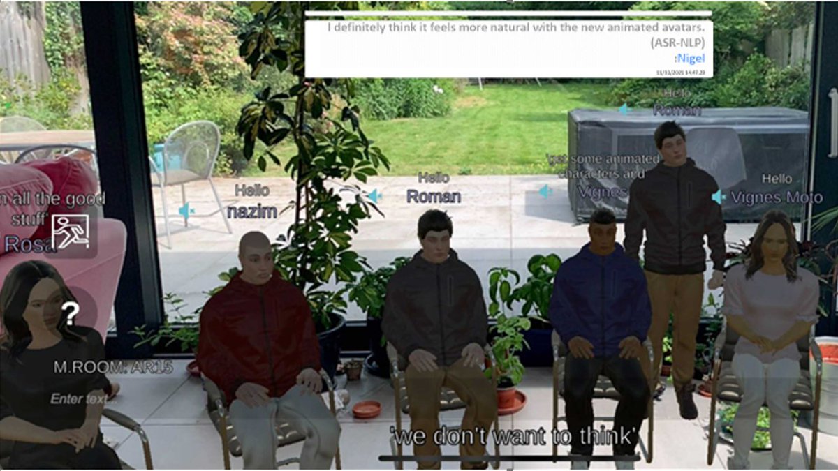 Cornelius Glackin (@neil_glackin) on Twitter photo Looking forward to speaking at the 7th International XR Conference tomorrow, showcasing our new iVXR mixed reality meeting prototype developed during an Innovate UK KTP project, with Vigneswaran Poobalasingam and <a href="/UEL_News/">Uni of East London</a>.
arvrconference.wixsite.com/arvrconference
#innovate #ktp Looking forward to speaking at the 7th International XR Conference tomorrow, showcasing our new iVXR mixed reality meeting prototype developed during an Innovate UK KTP project, with Vigneswaran Poobalasingam and <a href="/UEL_News/">Uni of East London</a>.
arvrconference.wixsite.com/arvrconference
#innovate #ktp