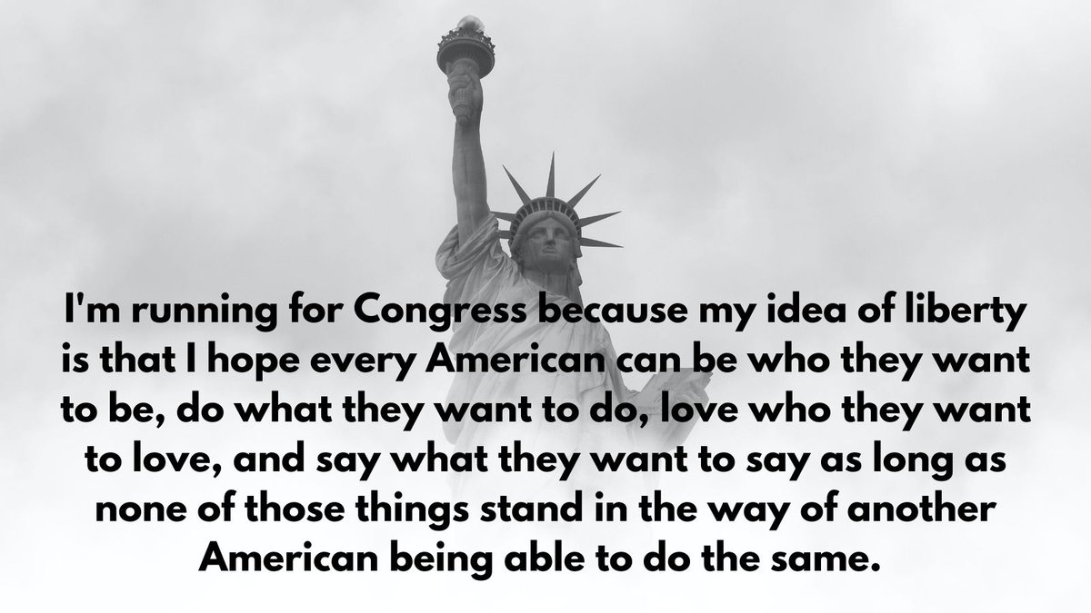 21 days to primary, reason number 21 (in no particular order) why I'm running for Congress.