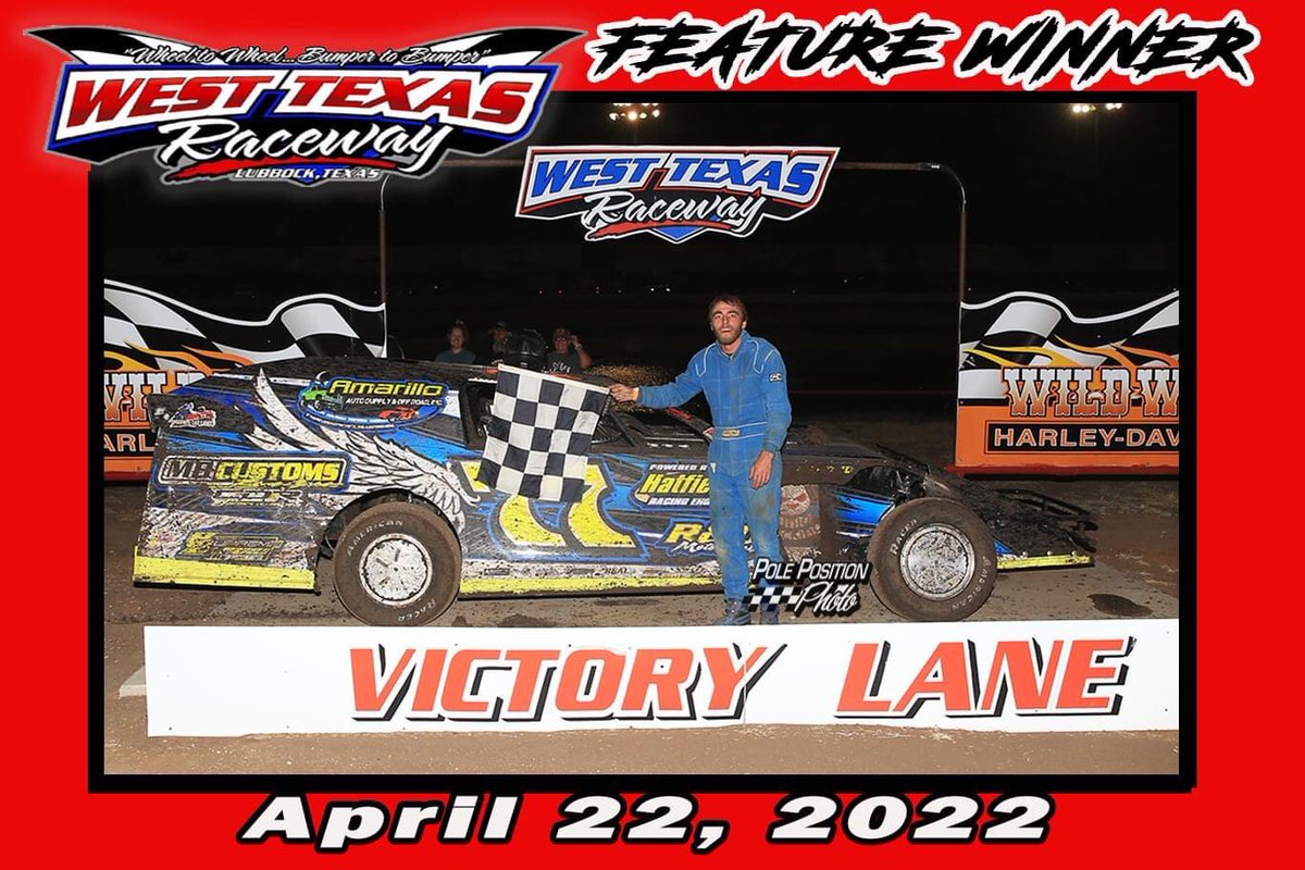 PenskeShocks's tweet photo. Congratulations to Ronnie Yanachek on his feature win at West Texas Raceway this past weekend! #penskeshocks #winning #shocks #umpmodified https://t.co/T2qJ53XFbg