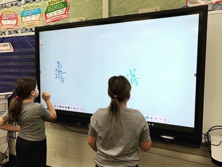 stbernschool's tweet photo. We are excited to announce that brand new promethean boards have been installed in all of our classrooms! This amazing technology allows teachers to use interactive activities to enhance instruction and promote student engagement. Thank you, We Give Catholic donors! #stbgrows https://t.co/Hwvrng9skG