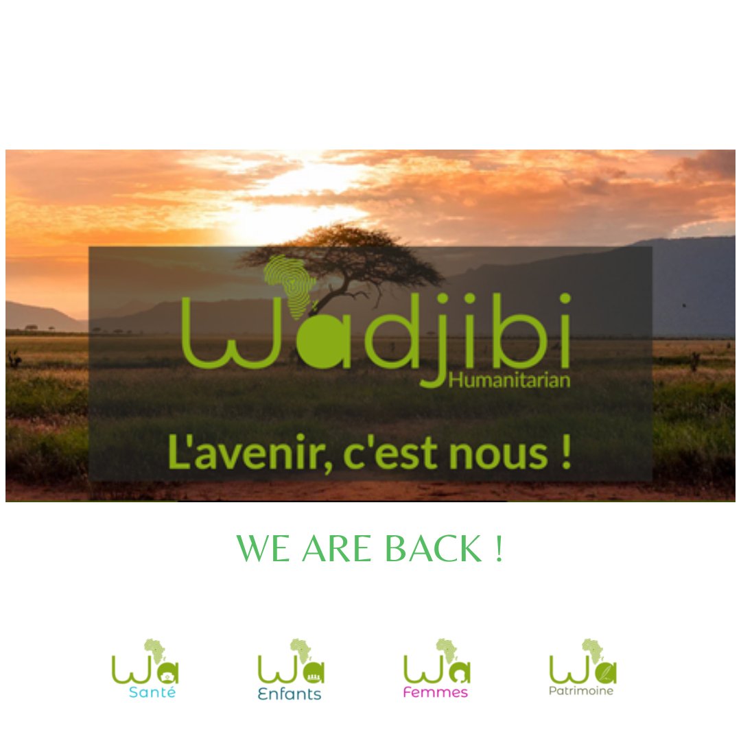 Wadjibi humanitarian tweet media