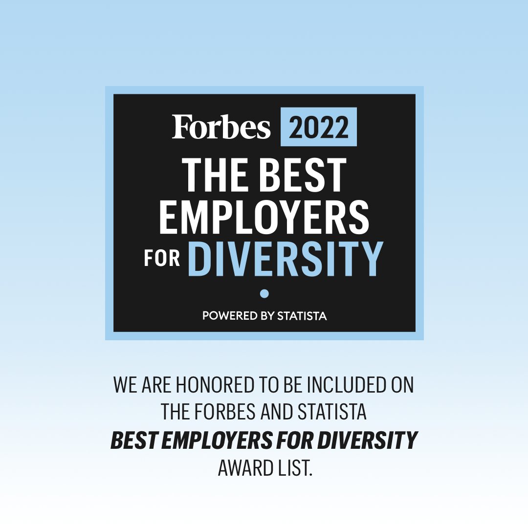 AcceptanceHQ's tweet photo. 🎉 For the first time, Acceptance Insurance was named to the @Forbes 2022 list of The Best Employers for Diversity! We are so proud to be recognized for our continued strides in diversity and inclusion. Read more about the list here 👉 https://t.co/JjTL40tOus #AcceptanceInsurance https://t.co/cV08D6IPEs