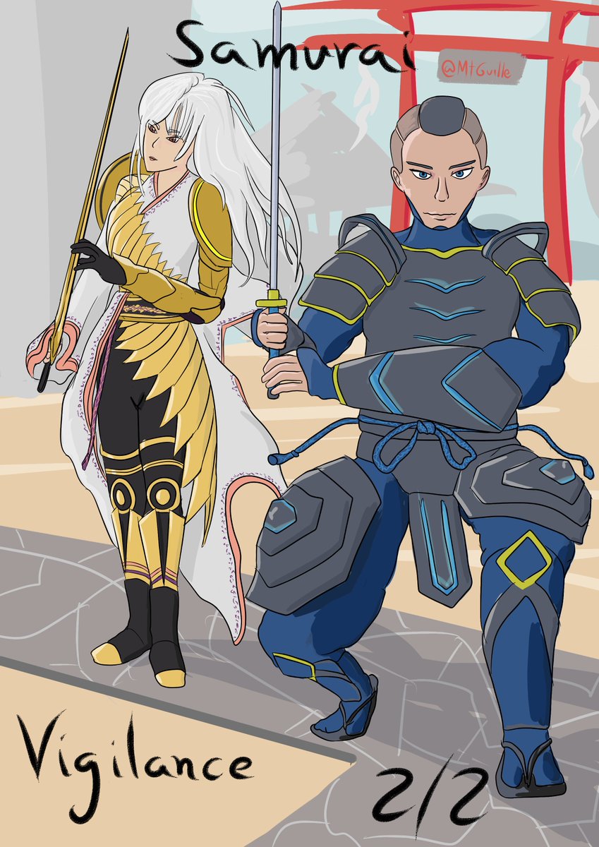 MtGuille's tweet photo. Samurai Kaito for The wandering emperor token? 
Samurai Kaito for The wandering emperor token 
#mtgfanart #Waito https://t.co/yX1Qv3urIR