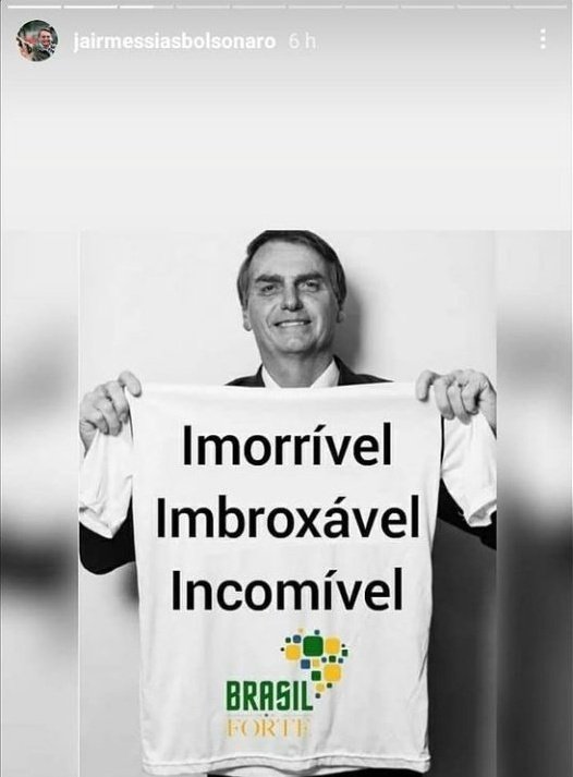Alirasiloficial's tweet photo. Mr President @jairbolsonaro this is true!?🤣😶
#Imorrivel #Imbroxável #Incomivel #Bolsonaro22 https://t.co/LOg0u1NzRD