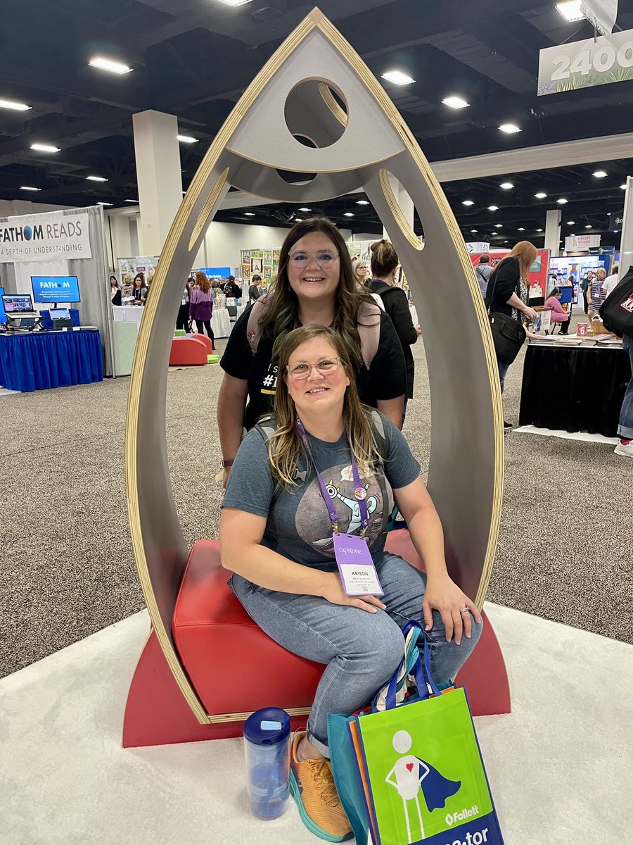 Having a great time at #txla22! #demco Looking forward to having more of your resources in our library 🤩 @KScottLMS